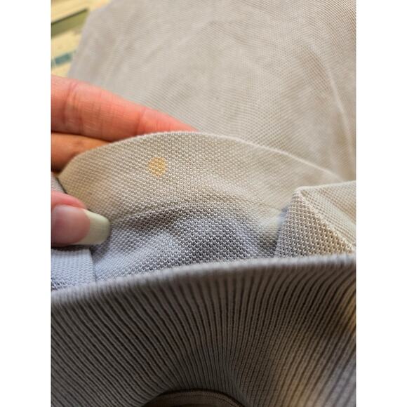 Lacoste gray polo top, size 6 - Picture 7 of 7